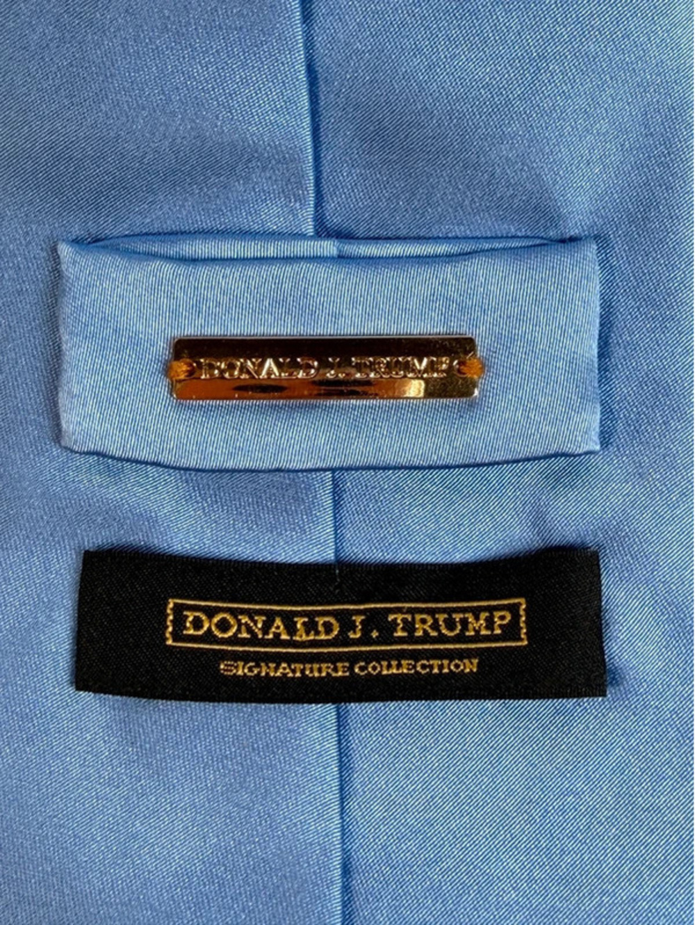 Donald J. Trump Signature Collection Light Blue Silk Tie